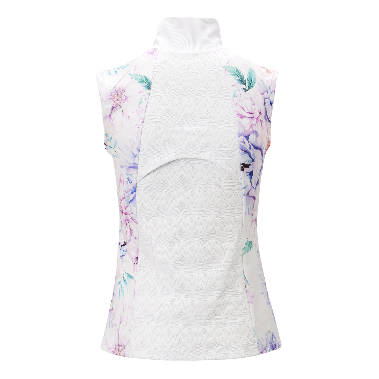 Sarah Jacket, Multi-Color Flowers, Sleeveless