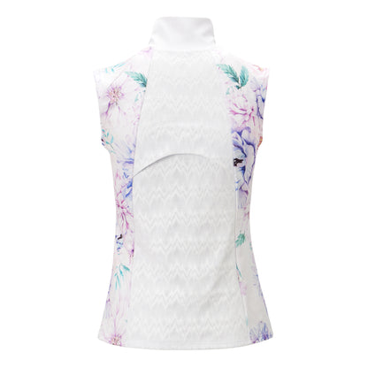 Sarah Jacket, Multi-Color Flowers, Sleeveless